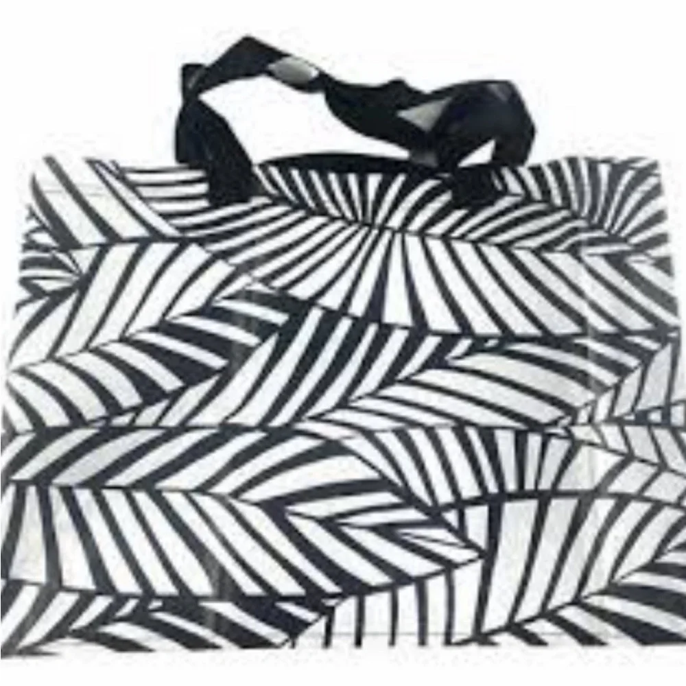 IKEA | SLUKIS NWT Frakta Shopping Bag Large Black White 